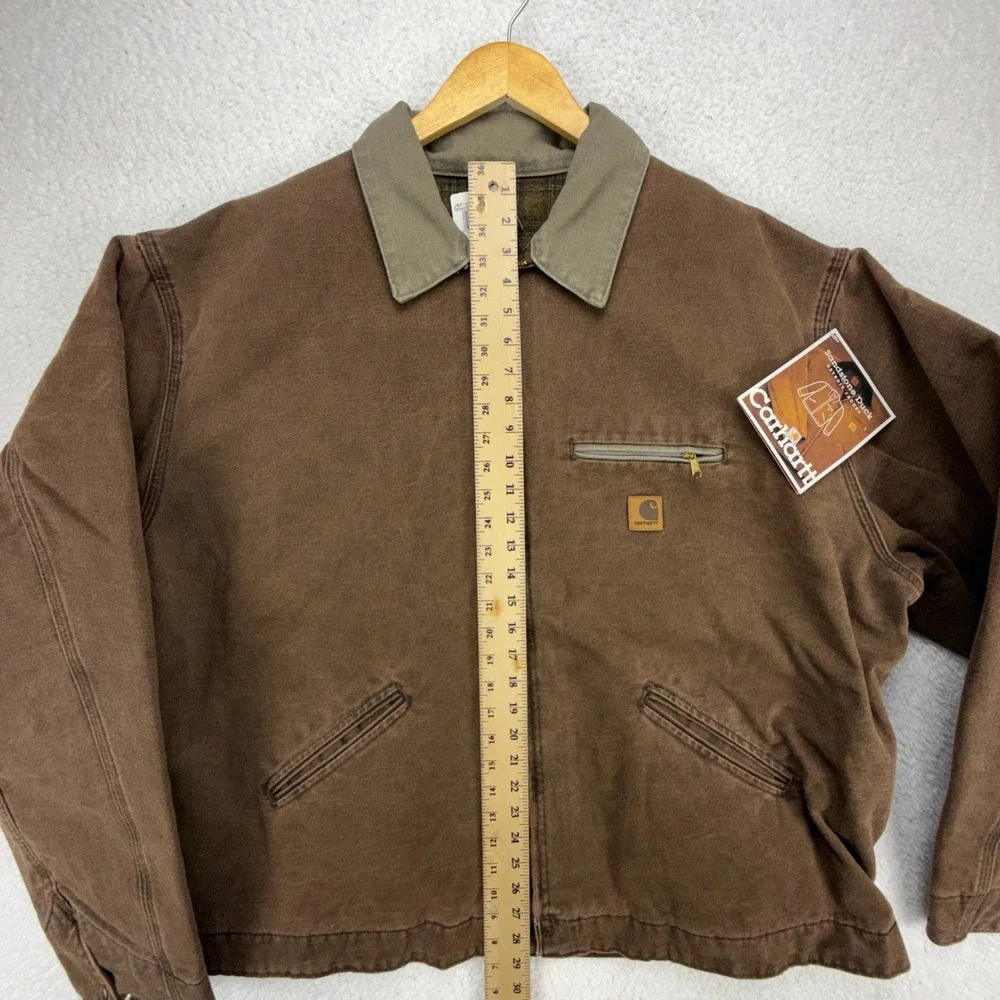Carhartt Detroit Jacket Blanket Lined Mens 3XLT J97 CHT Chestnut Brown NWT NOS
